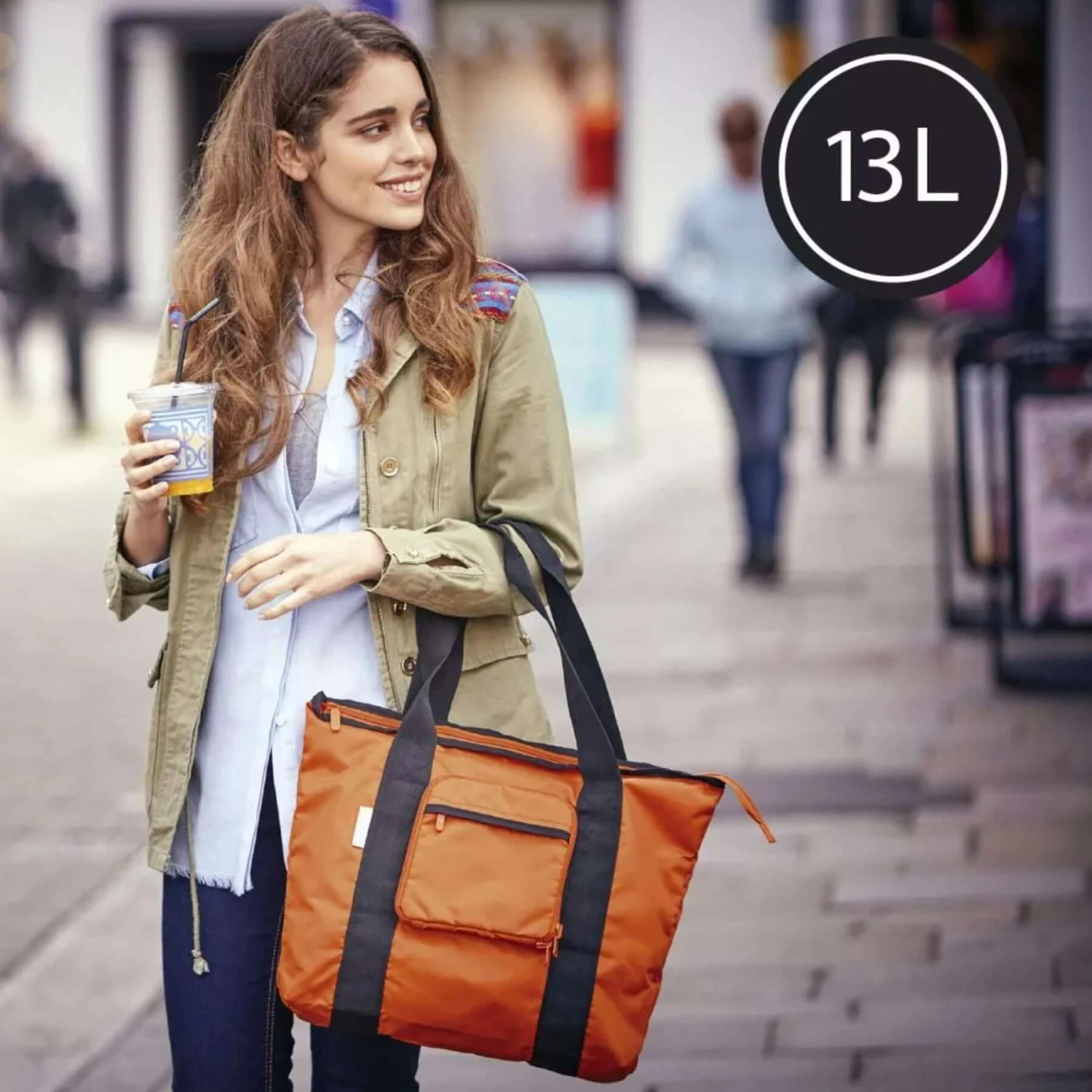 GO TRAVEL Lightweight Foldaway Tote Bag 6 GO TRAVEL Lightweight Foldaway Tote Bag - Image 4