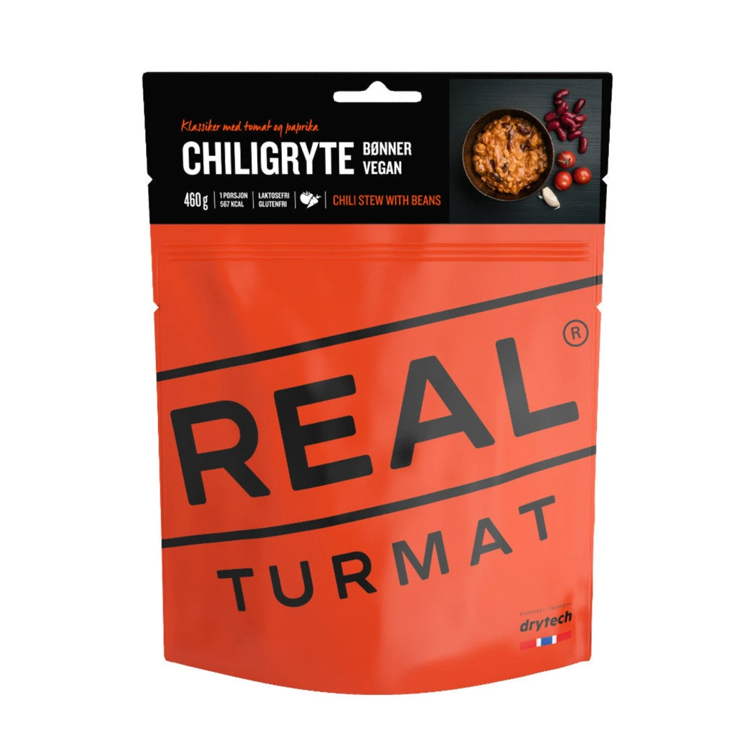 Real Turmat Chili Stew With Beans (Vegan) 460g 3 Real Turmat Chili Stew With Beans (Vegan) 460g