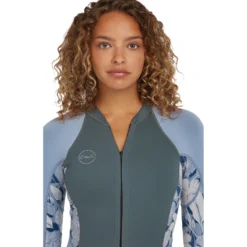 Women's Bahia 2/1 Front Zip Long Sleeve Short Spring -Columbia Store 5363 IJ8 04 MODEL