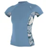 Women's Side Print Short Sleeve Rash Guard -Columbia Store 5405S IJ5 P 1