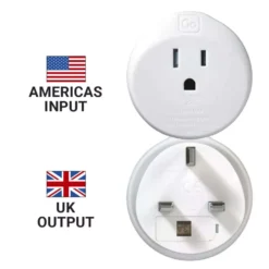 GO TRAVEL USA-UK Adaptor -Columbia Store 554.101 b 1