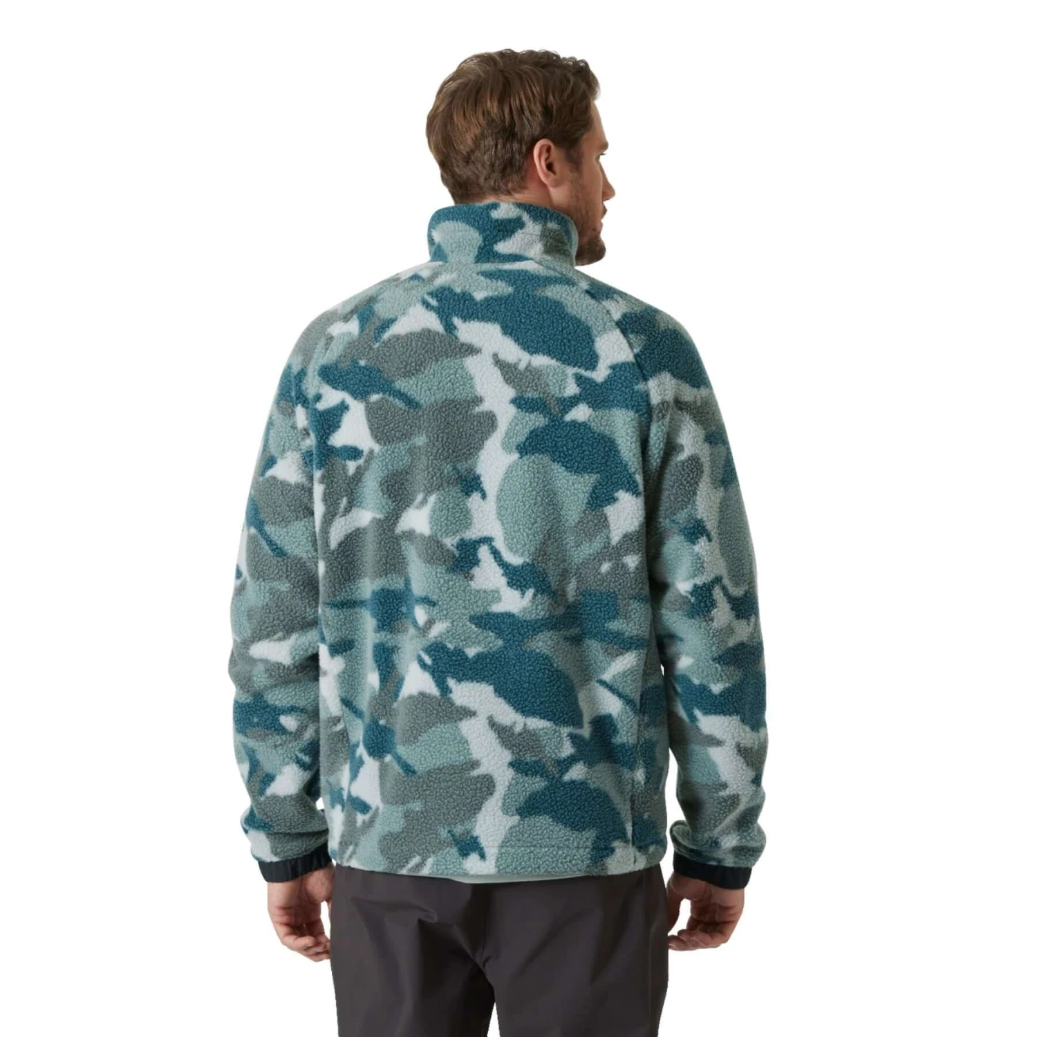 Men's Panorama Printed Pile Snap Fleece Jacket 4 Men's Panorama Printed Pile Snap Fleece Jacket - Image 2