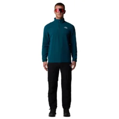The North Face Men's 100 Glacier 1/4 Zip Fleece Pullover -Columbia Store 855W 1NO ALT1 1