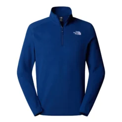 The North Face Men's 100 Glacier 1/4 Zip Fleece Pullover -Columbia Store 855W D1R HERO