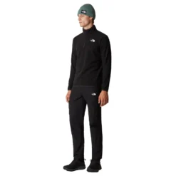 The North Face Men's 100 Glacier 1/4 Zip Fleece Pullover -Columbia Store 855W JK3 ALT4