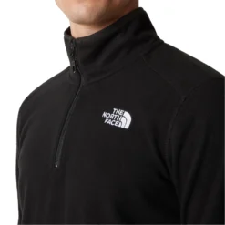 The North Face Men's 100 Glacier 1/4 Zip Fleece Pullover -Columbia Store 855W JK3 ALT5