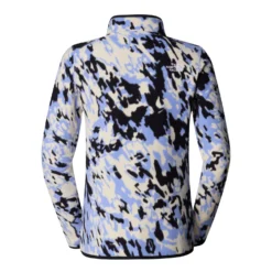 The North Face Women's 100 Glacier Printed 1/4 Zip Fleece -Columbia Store 8591 65U ALT1 1
