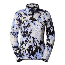 The North Face Women's 100 Glacier Printed 1/4 Zip Fleece -Columbia Store 8591 65U HERO 1