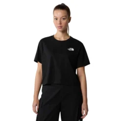 The North Face Women's Simple Dome Cropped Slim T-Shirt -Columbia Store 87U4 JK3 HERO