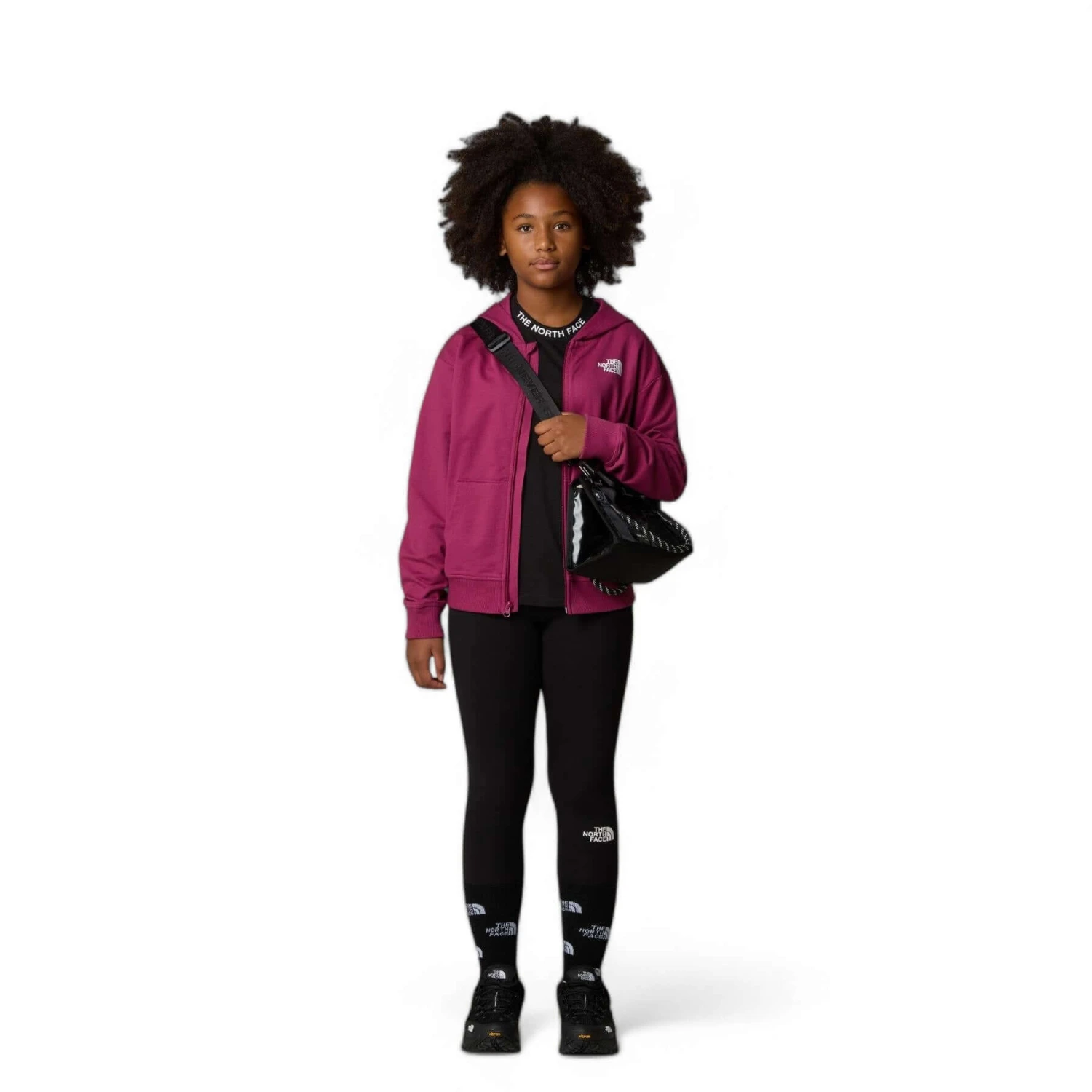 The North Face Girls' Full Zip Oversize Light Hoodie 5 The North Face Girls' Full Zip Oversize Light Hoodie - Image 3
