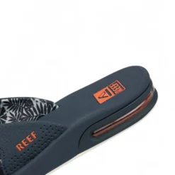 Reef Men's Fanning Flip Flops -Columbia Store CJ6751 FANNING NAVY ORANGE TROPIC DTL2 GB 1200x1200 c1fe50a5 6051 4846 bb2e 290a91c84c47