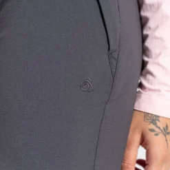 Craghoppers Women's NosiLife Pro II Trousers -Columbia Store CWJ1309 821 Charcoal 09