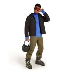 Icebreaker Men's 200 Zoneknit Long Sleeve Half Zip Top -Columbia Store FW24 BM W MenMerino200ZoneKnit LSHalfZip BA56H902D 04