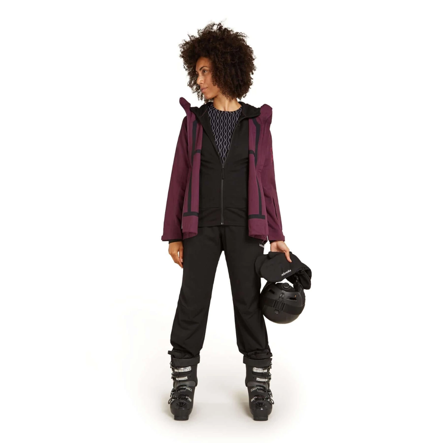 Icebreaker Women's 260 Vertex Long Sleeve Crewe On-Piste 6 Icebreaker Women's 260 Vertex Long Sleeve Crewe On-Piste - Image 4