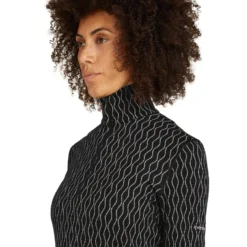 Icebreaker Women's 260 Vertex Long Sleeve Half Zip On-Piste -Columbia Store FW24 BM W WomenMerino260VertexLSHalfZipOn Piste 0A574O672 26