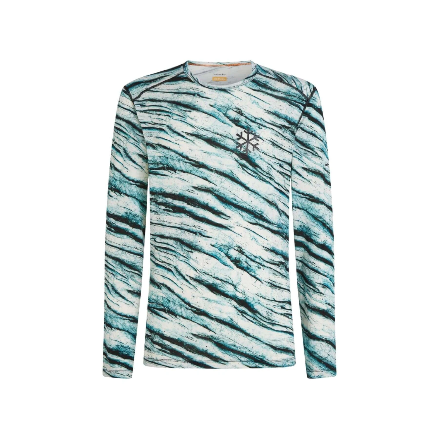 Icebreaker Men's 200 Oasis Long Sleeve Crewe Protect Our Winters AOP 11 Icebreaker Men's 200 Oasis Long Sleeve Crewe Protect Our Winters AOP - Image 9