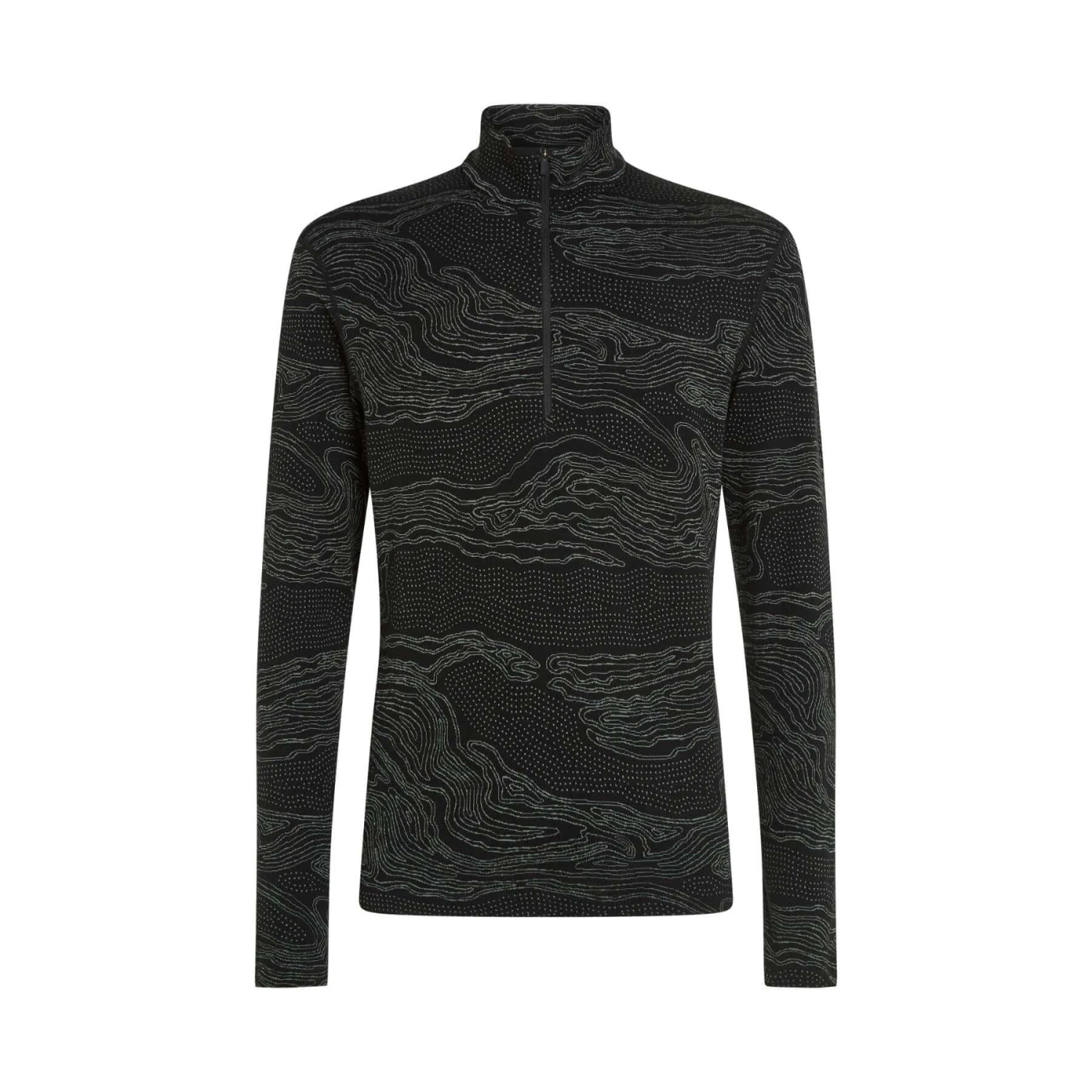 Icebreaker Men's 260 Vertex Long Sleeve Half Zip Snow Guide 9 Icebreaker Men's 260 Vertex Long Sleeve Half Zip Snow Guide - Image 7