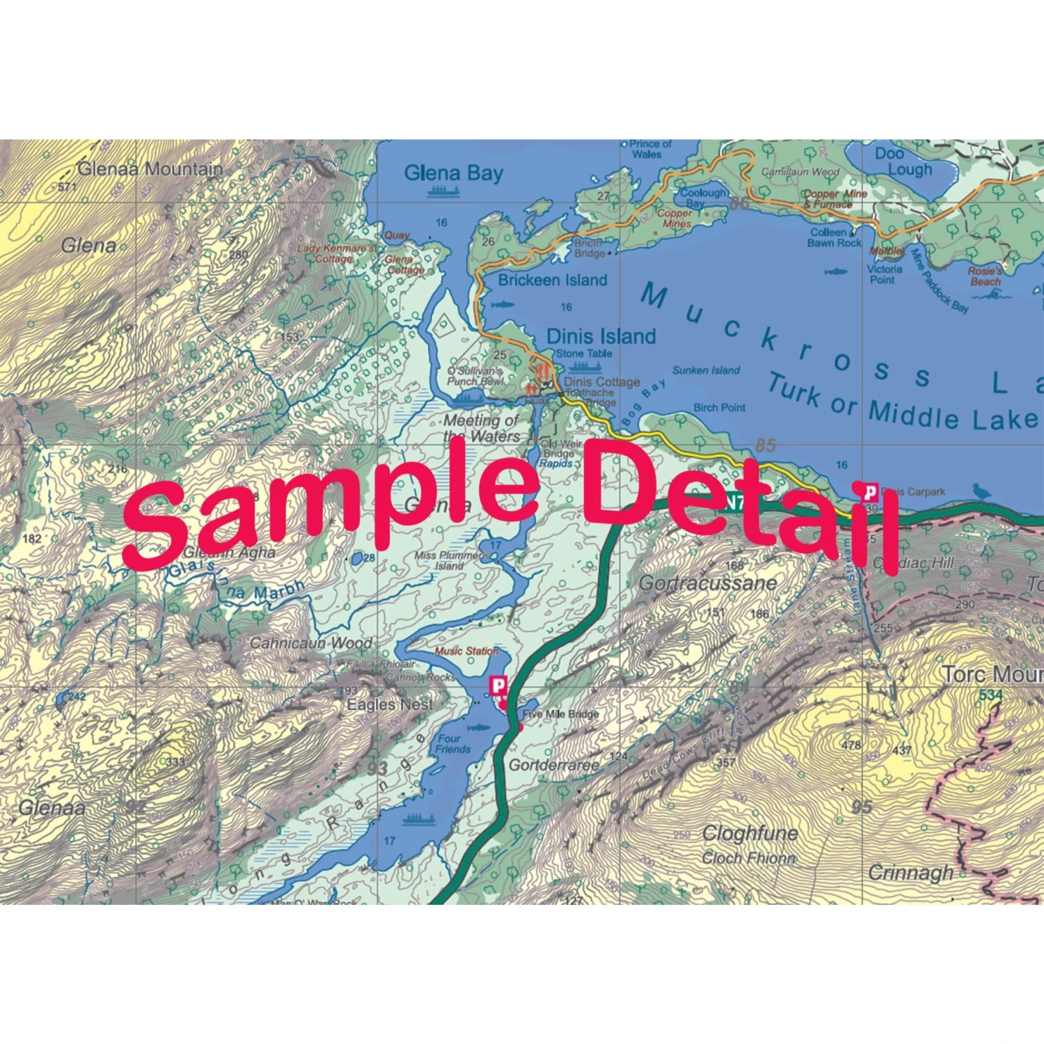 Killarney National Park Waterproof Map 5 Killarney National Park Waterproof Map - Image 3