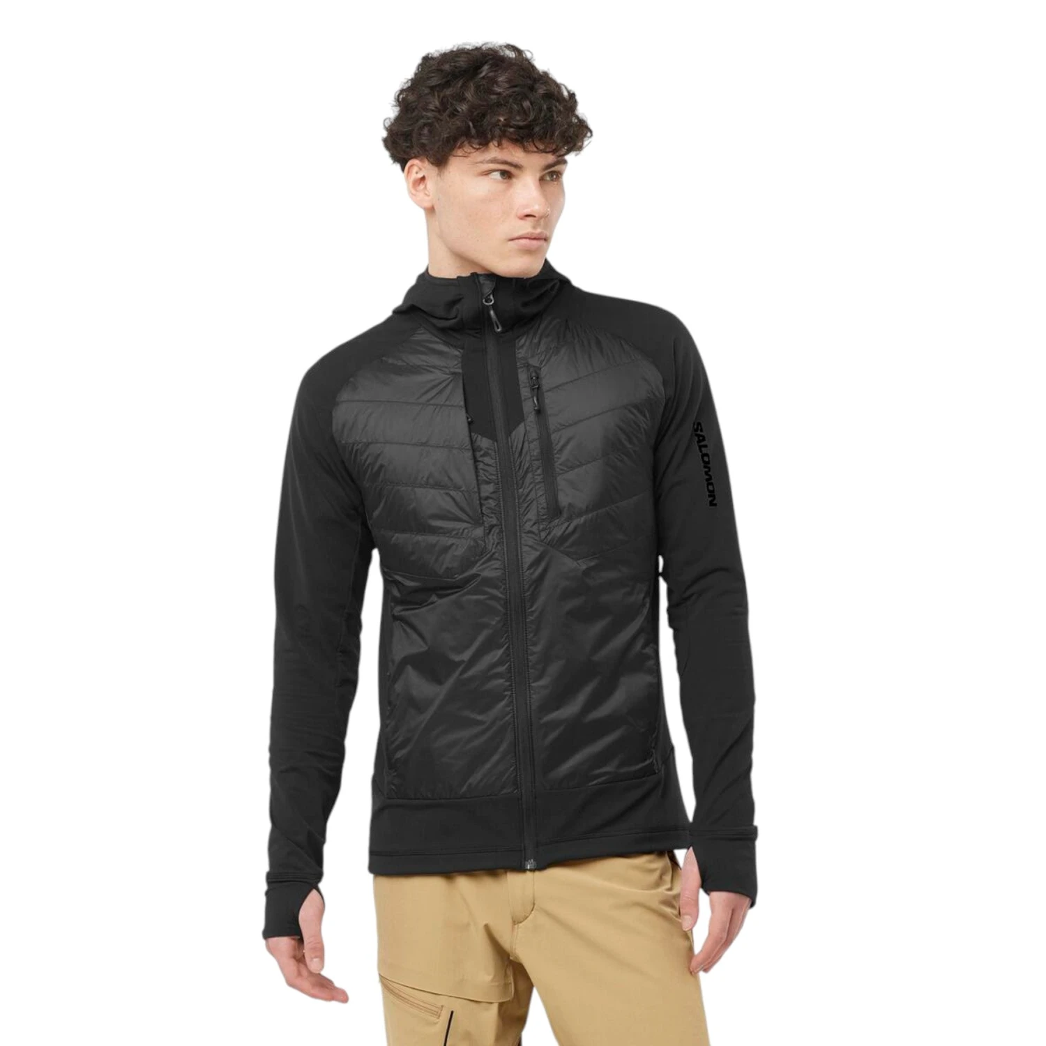 Salomon Men's Elixir Hybrid Hooded Insulated Jacket 3 Salomon Men's Elixir Hybrid Hooded Insulated Jacket