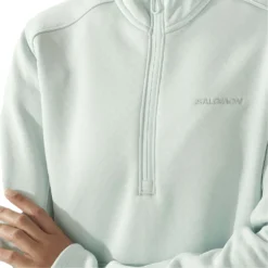 Salomon Women's Essential Midfleece Half Zip Pullover -Columbia Store LC2327300 3 MOD essentialmidfleecehz mistyblue matiereexterieure w