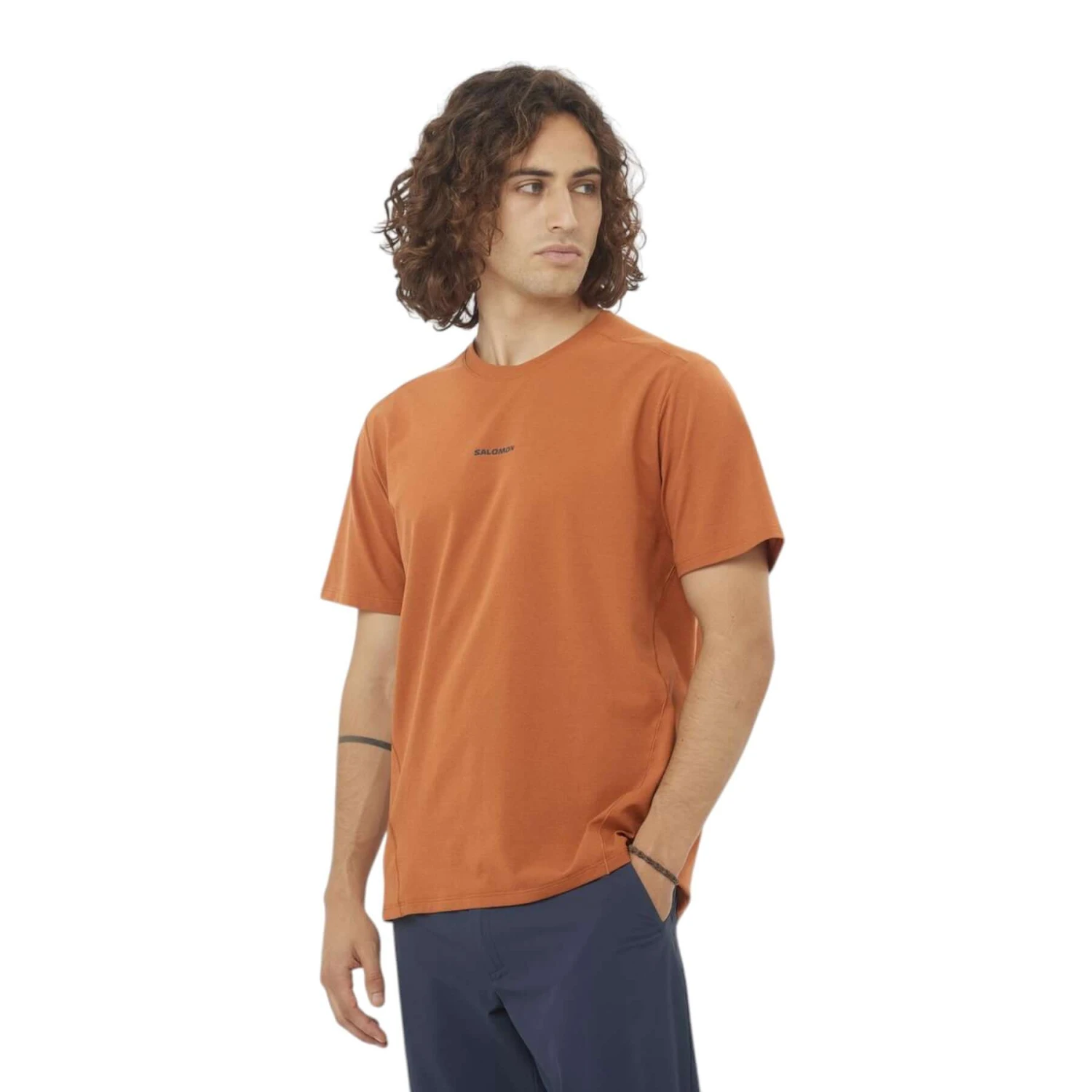 Salomon Men's Trackline Short Sleeve T-Shirt 8 Salomon Men's Trackline Short Sleeve T-Shirt - Image 6