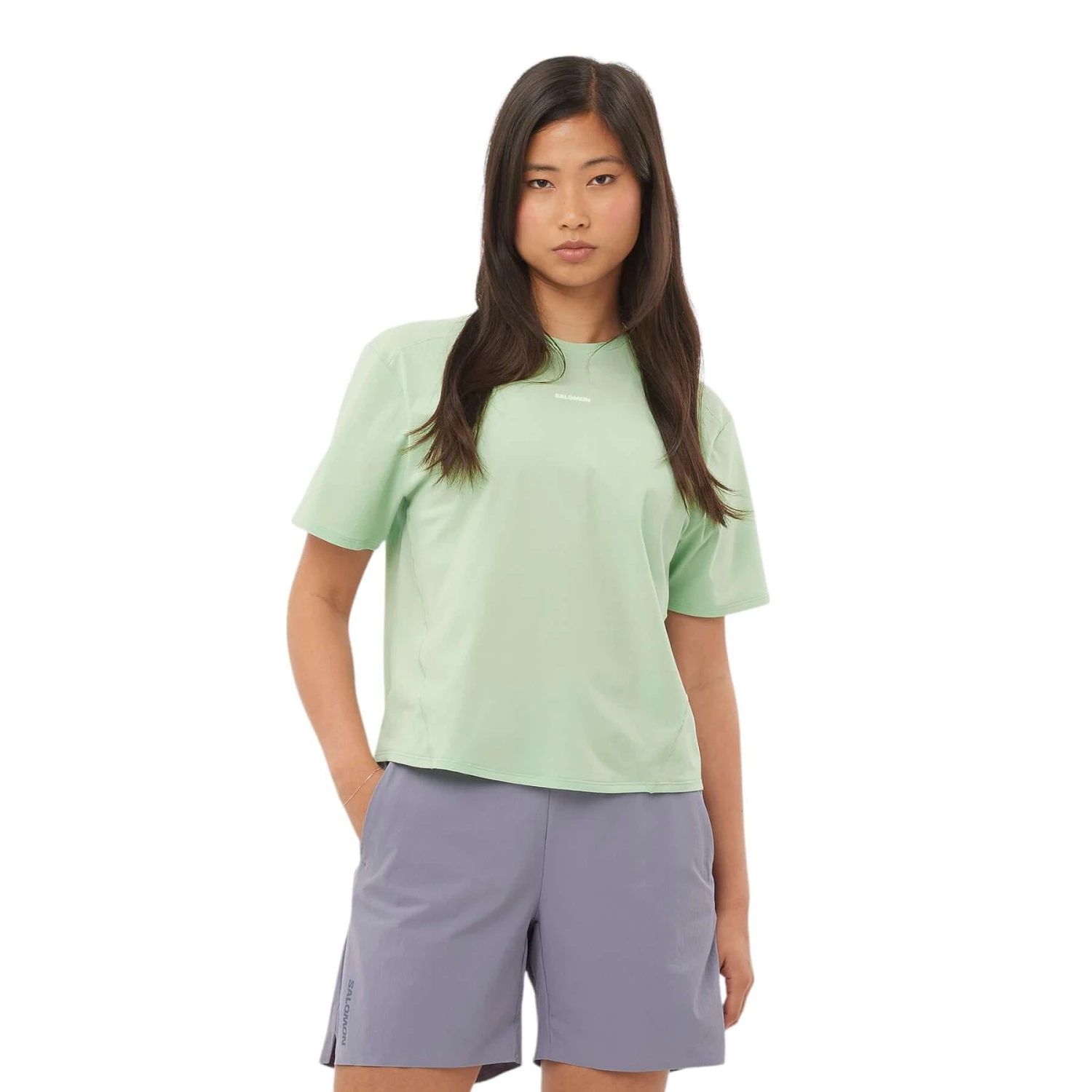 Salomon Women's Trackline Short Sleeve T-Shirt 9 Salomon Women's Trackline Short Sleeve T-Shirt - Image 7