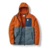 Men's Loch Hooded Polar Fleece Jacket 1 Men's Loch Hooded Polar Fleece Jacket -Columbia Store LochHoodedRecycledPolarFleece SunsetOrange StormGrey 1 1Ratio