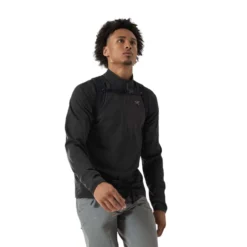 Arc'teryx Men's Delta Half Zip Shirt -Columbia Store S25 X000007740 Delta 1 2 Zip Neck Black Hover