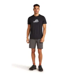Icebreaker Men's Merino 150 Tech Lite T-Shirt Cosy Camper -Columbia Store SS25 BM W MenMerino150TechLiteSSTeeCosyCamper 0A576E001 03