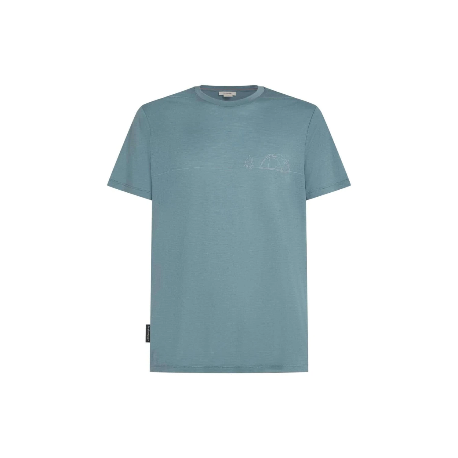 Icebreaker Men's Merino 150 Tech Lite T-Shirt Single Line Camp 7 Icebreaker Men's Merino 150 Tech Lite T-Shirt Single Line Camp - Image 5