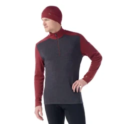 Men's Classic Thermal Merino 1/4 Zip Base Layer Top