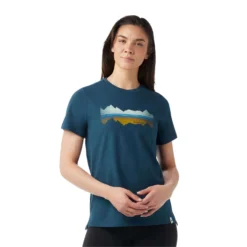 Women's Mountain Horizon Graphic Short Sleeve T-Shirt