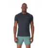 Rab Men's Sonic Tee -Columbia Store Sonic Tee Beluga QBL 01 BEL on model