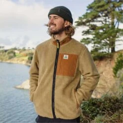 Men's Trekker Deep Pile Sherpa Fleece Jacket