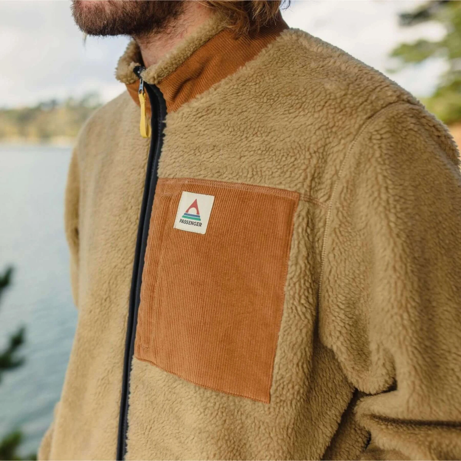 Men's Trekker Deep Pile Sherpa Fleece Jacket 5 Men's Trekker Deep Pile Sherpa Fleece Jacket - Image 4