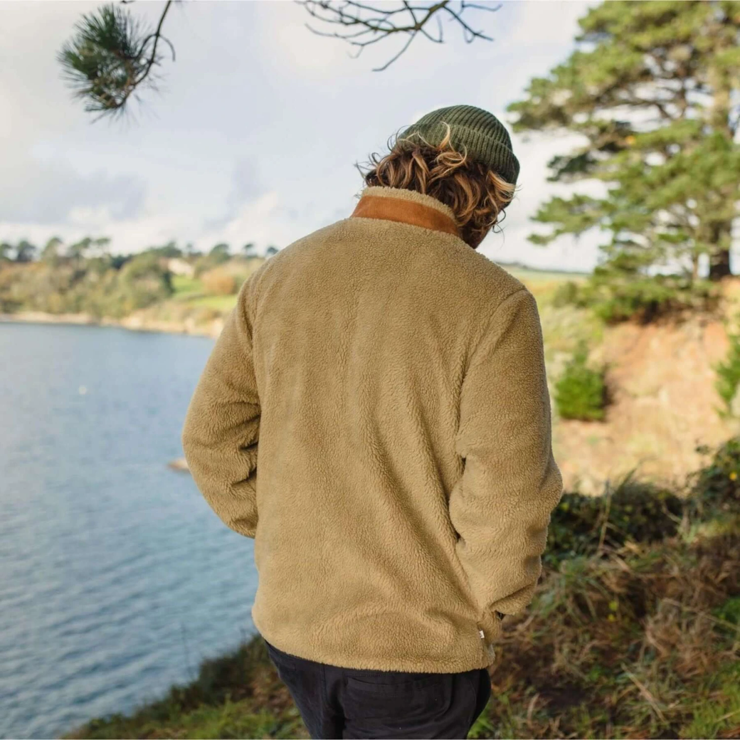 Men's Trekker Deep Pile Sherpa Fleece Jacket 3 Men's Trekker Deep Pile Sherpa Fleece Jacket - Image 2