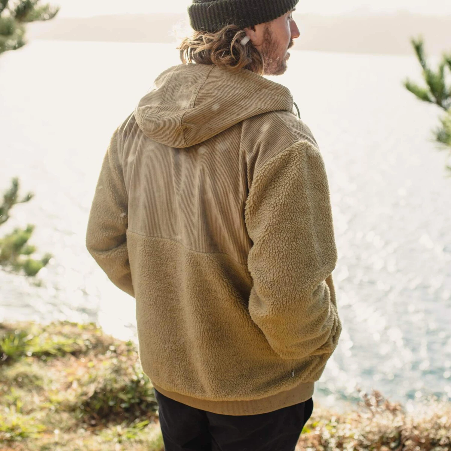 Men's Adventure Recycled Deep Pile Sherpa Fleece Jacket 9 Men's Adventure Recycled Deep Pile Sherpa Fleece Jacket - Image 7