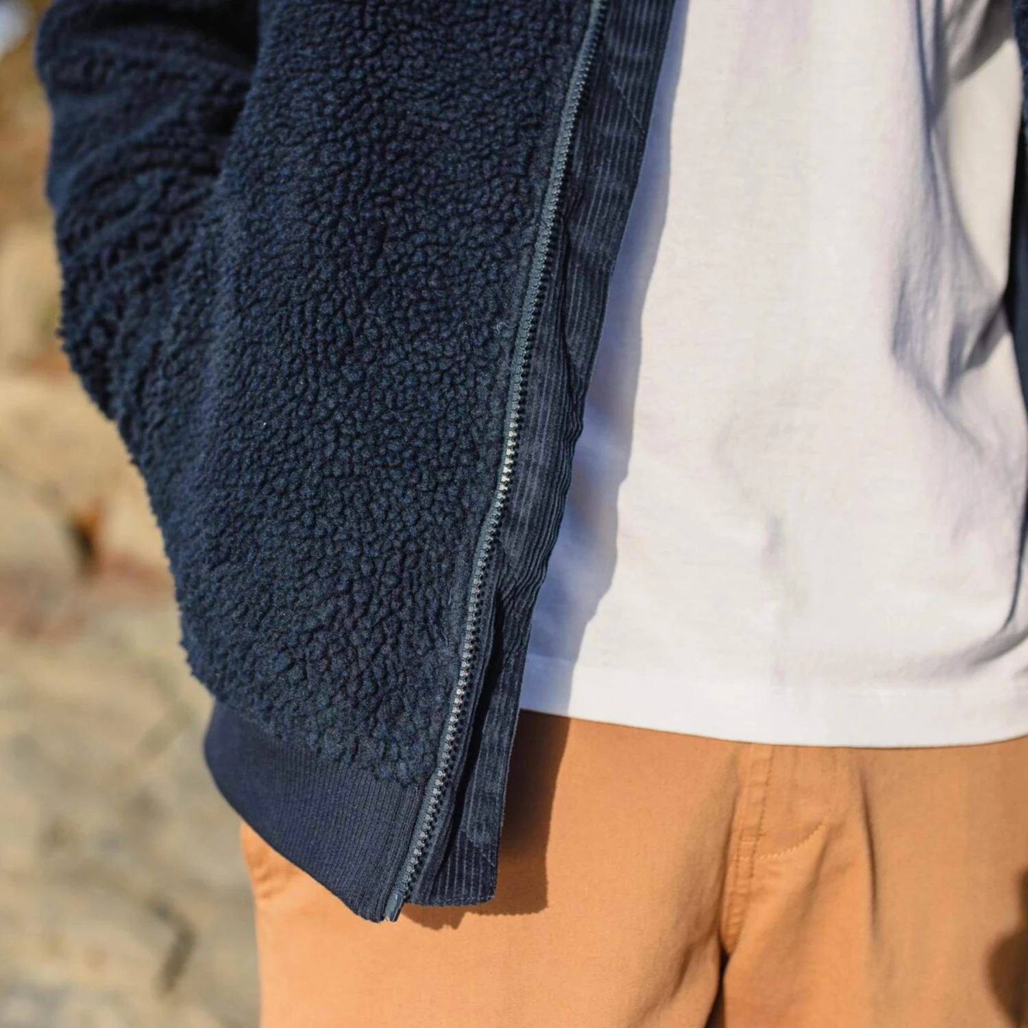 Men's Adventure Recycled Deep Pile Sherpa Fleece Jacket 7 Men's Adventure Recycled Deep Pile Sherpa Fleece Jacket - Image 5