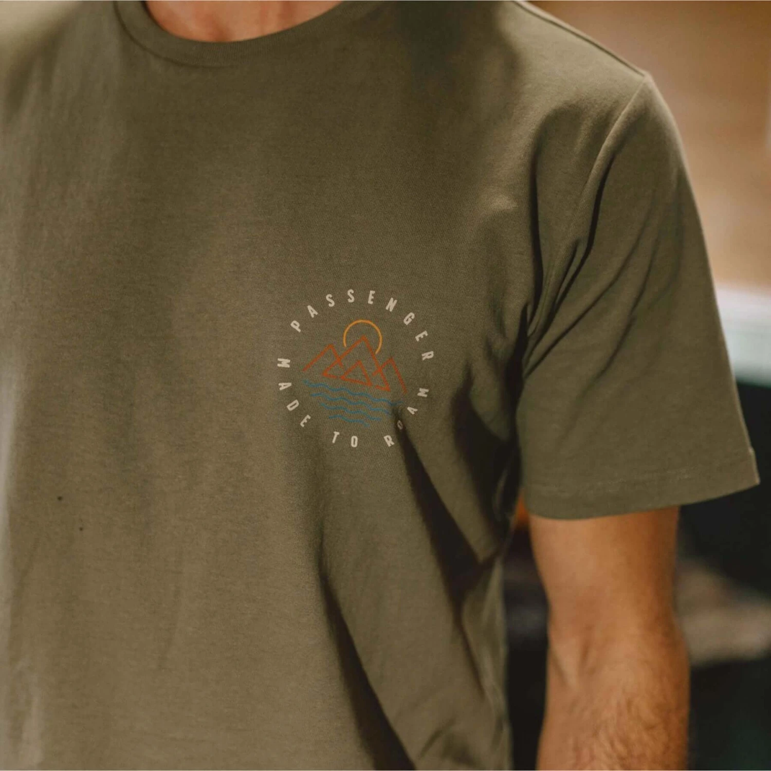 Men's Escapism Cotton Tee 5 Men's Escapism Cotton Tee - Image 3