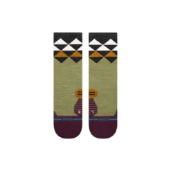 STANCE Quadrilateral Light Wool Crew Socks 9 STANCE Quadrilateral Light Wool Crew Socks -Columbia Store W448C24QUA BLK ALT 01