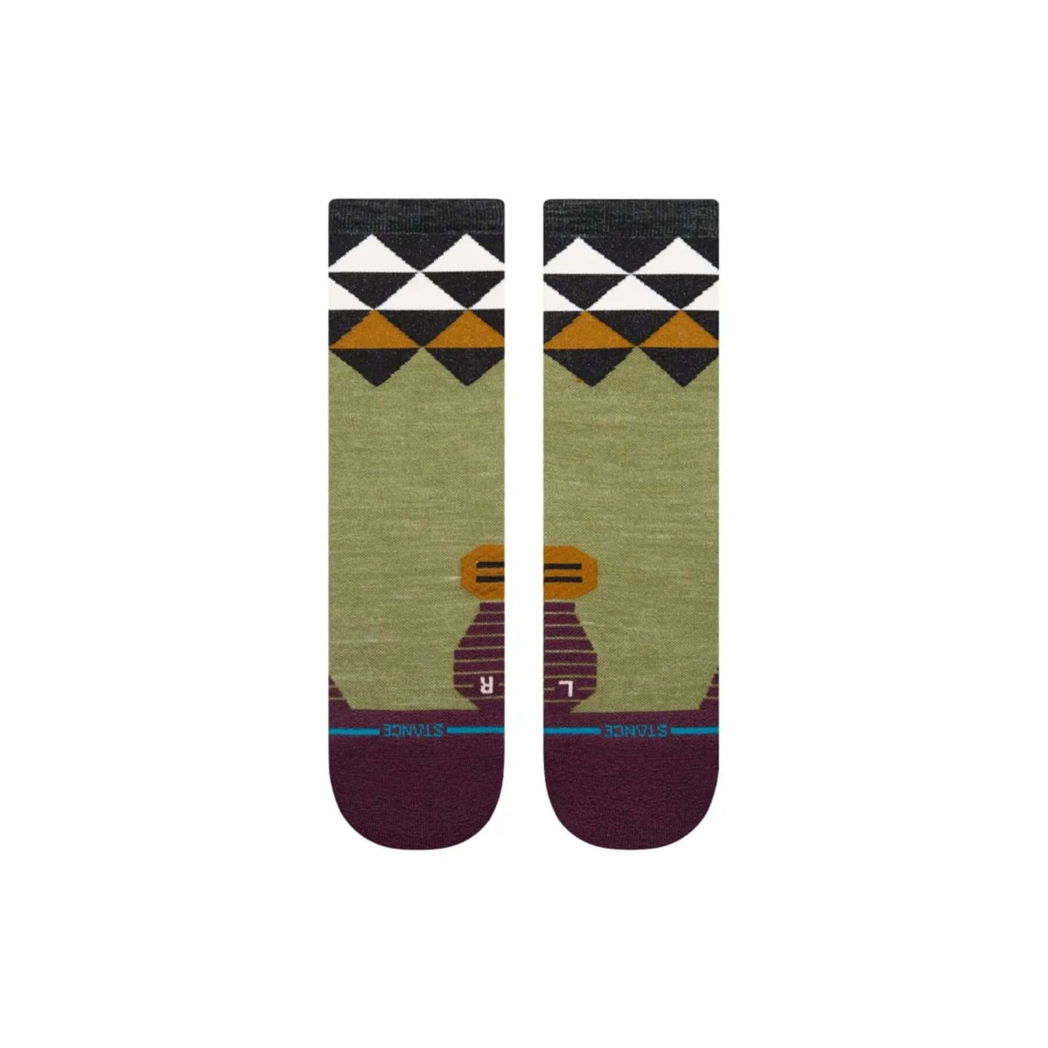 STANCE Quadrilateral Light Wool Crew Socks 6 STANCE Quadrilateral Light Wool Crew Socks - Image 4
