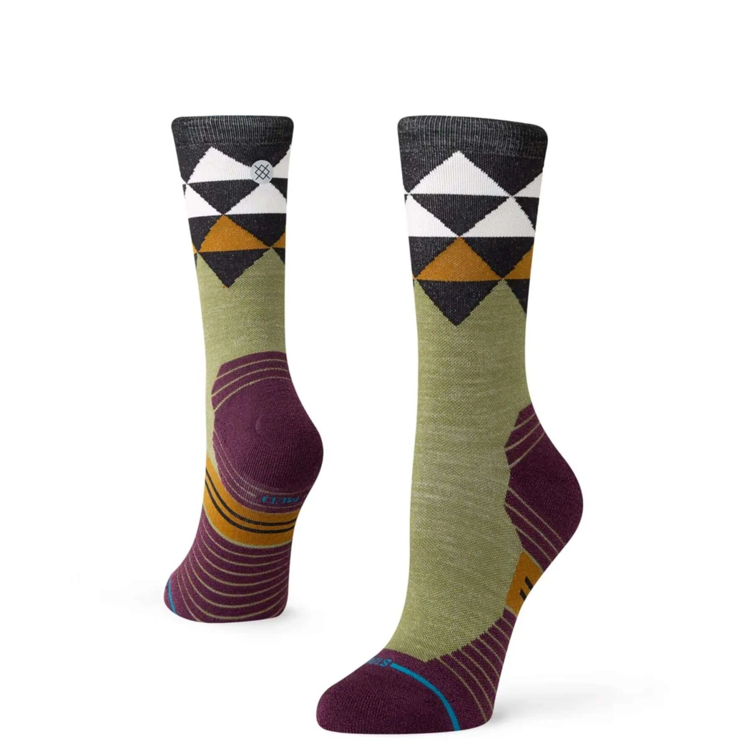 STANCE Quadrilateral Light Wool Crew Socks 4 STANCE Quadrilateral Light Wool Crew Socks - Image 2