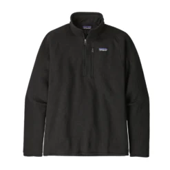 Patagonia Men's Better Sweater 1/4 Zip Fleece 27 Patagonia Men's Better Sweater 1/4 Zip Fleece -Columbia Store WBF19 25523 BLK