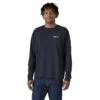 Patagonia Men's Long Sleeved P-6 Logo Responsibili-Tee 2 Patagonia Men's Long Sleeved P-6 Logo Responsibili-Tee -Columbia Store WBF24 38518 NENA STH1