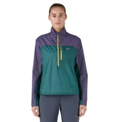 Patagonia Women's Houdini Stash 1/2 Zip Wind Shell Jacket