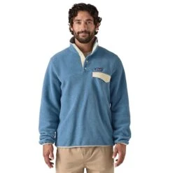 Patagonia Men's Lightweight Synchilla Snap-T Pullover -Columbia Store WBS25 25551 SLBL BC1