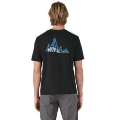 Patagonia Men's Berm Logo Responsibili-Tee -Columbia Store WBS25 37803 BLK CS2