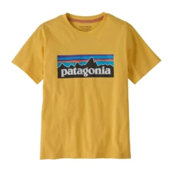 Patagonia Kids' Reg Organic Cert Cotton P-6 Logo T-Shirt