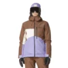Picture Women's Seen Jacket 2 Picture Women's Seen Jacket -Columbia Store WVT0369 SEEN JKT COCOA BROWN VANILLA PAISLEY PURPLE C P 04