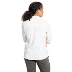 Craghoppers Women's Nosilife Adventure II Long Sleeve Shirt -Columbia Store Web version CWS482 33A Seasalt 02